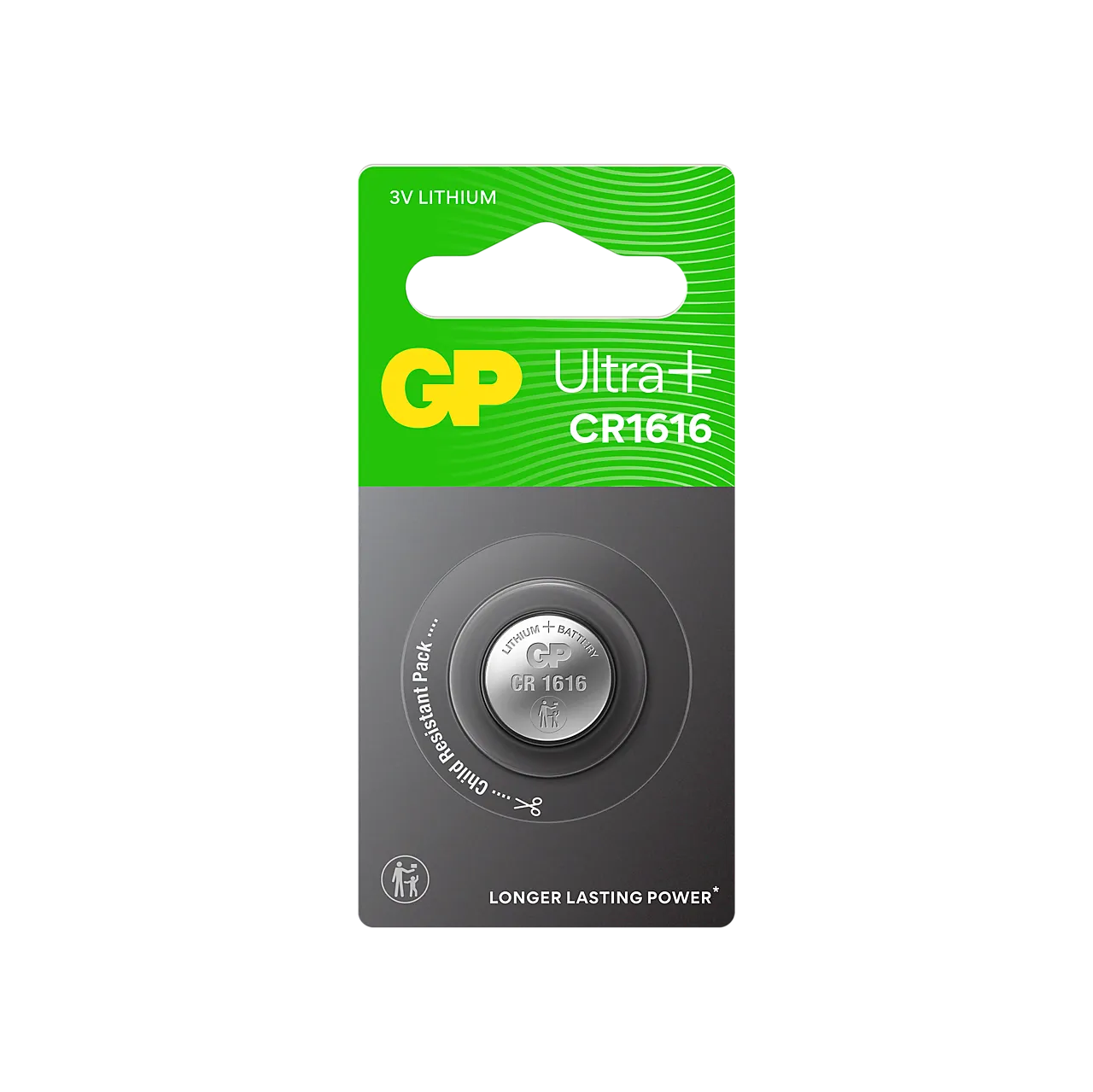 Batteri knappcelle GP CR 1616 null - null - 2 - Miniatyr