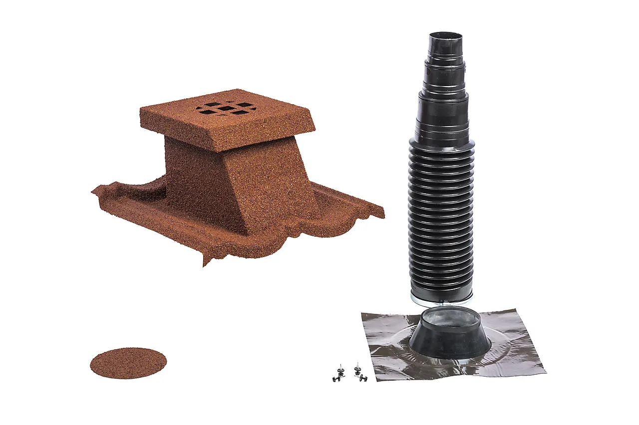 Soilvent hette 10-50 powertekk rustrød isola