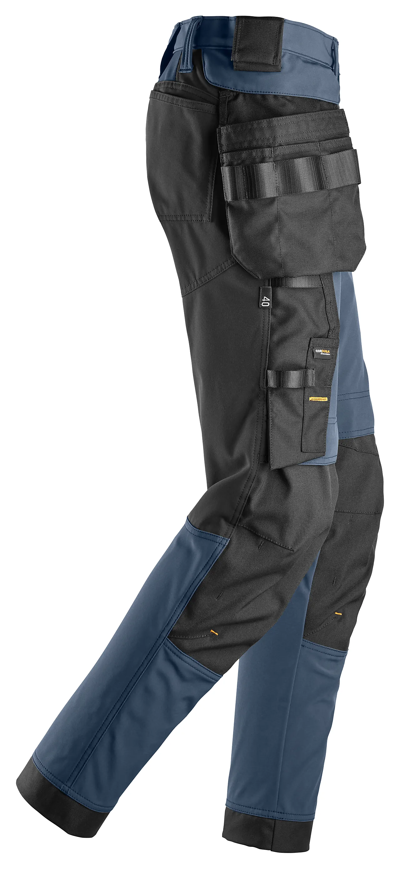 Bukse vindtett 6775 dame blå str 42 null - 42 - 3 - Miniatyr