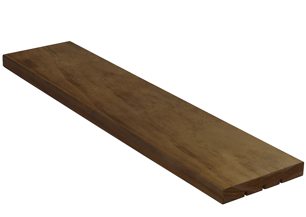 Terrassebord Clear glatt brun 22x142 mm null - null - 2 - Miniatyr