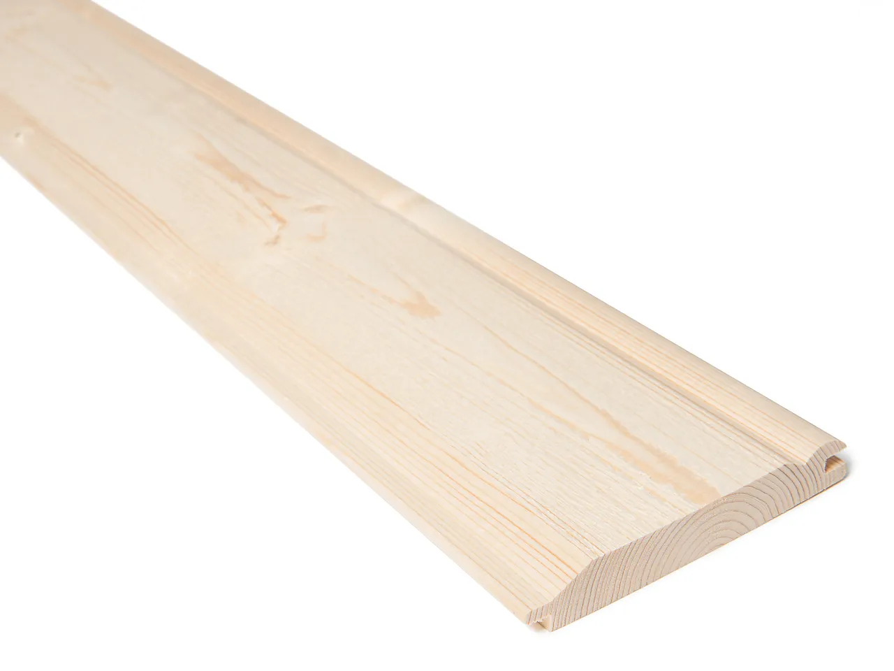 Pølsekledning utvendig profilert 22x145 mm ubehandlet gran Pølsekledning utvendig profilert 22x145 mm ubehandlet gran