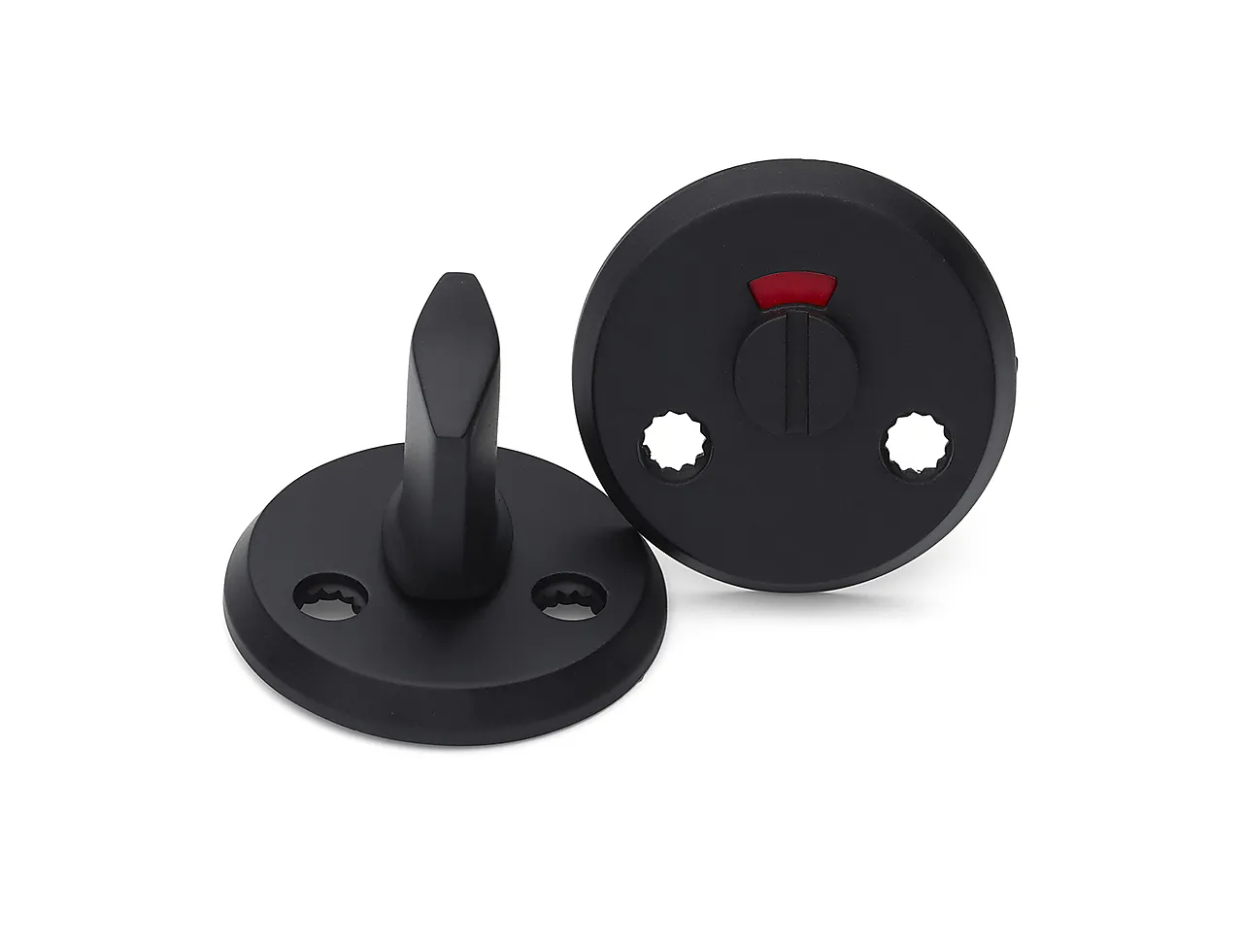 Skilt wc signal sort svart lakkert messing