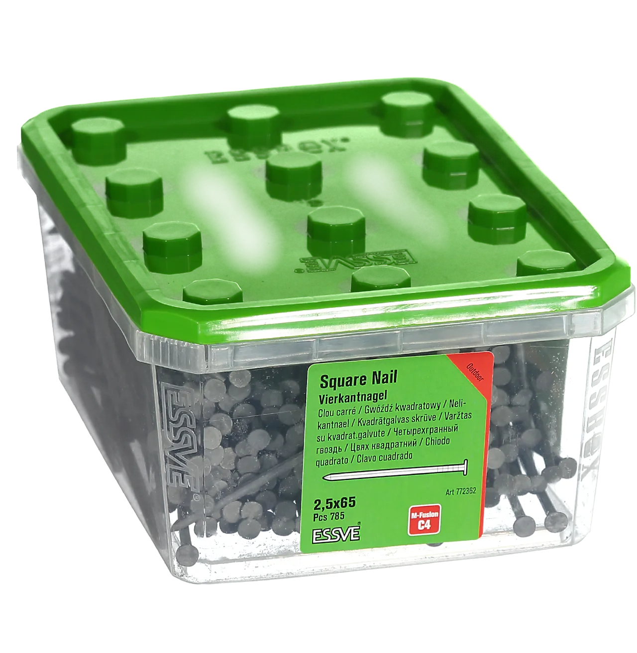 Firkantspiker 2,5x65 m-fusiona-785 null - null - 2 - Miniatyr