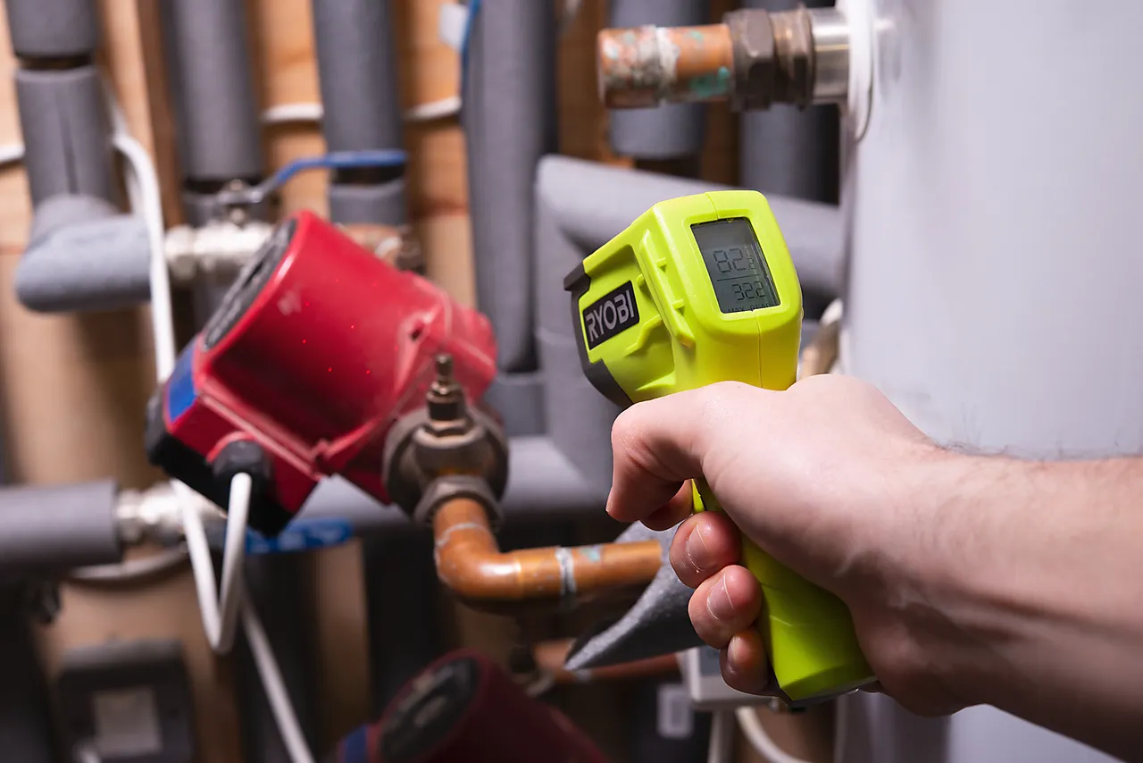 Temperaturmåler infrarød 8:1 null - null - 2 - Miniatyr