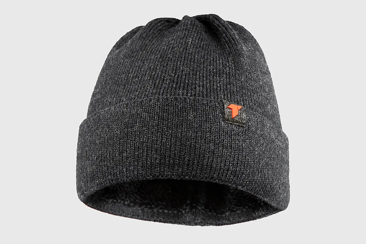 Lue 868 m/ dobbel strikk one size koksgrå Lue 868 m/ dobbel strikk one size koksgrå