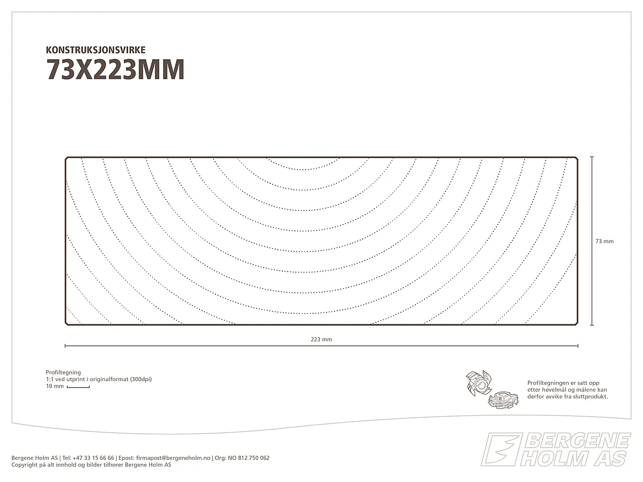 Standard Trelast Konstruksjonsvirke Gran 73x223x7000 C24 null - null - 3 - Miniatyr