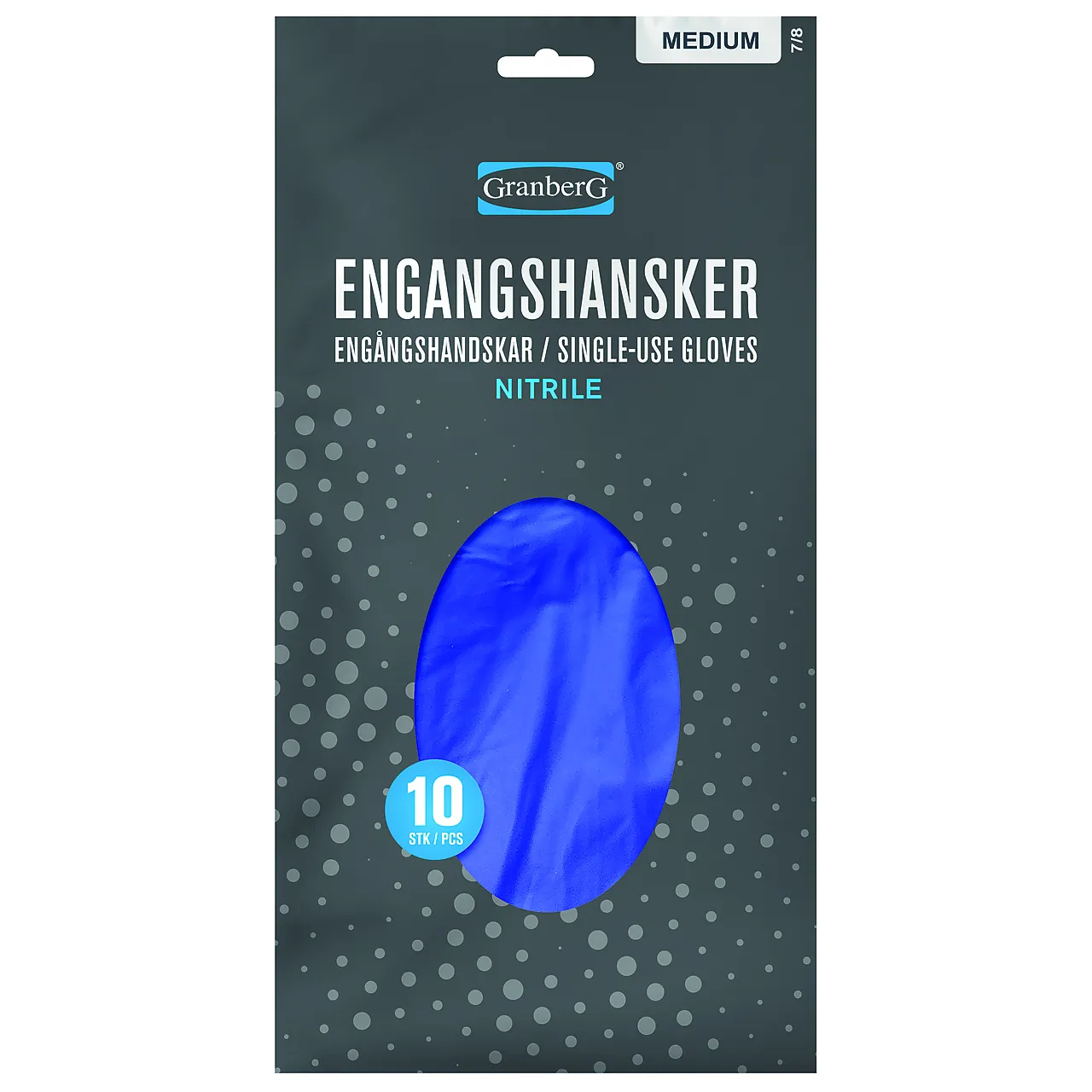 Engangshanske Nitril str XL pakke a 10 stk Engangshanske Nitril str XL pakke a 10 stk