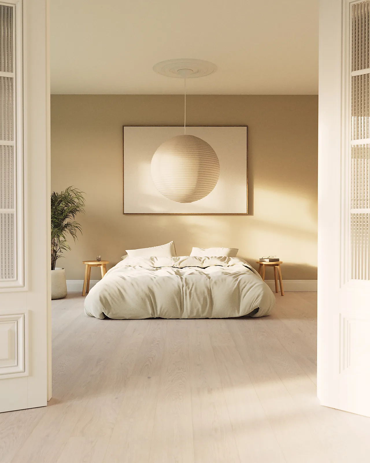 Bjelin herdet tregulv dalby l natur hvit mattlakk null - null - 3 - Miniatyr