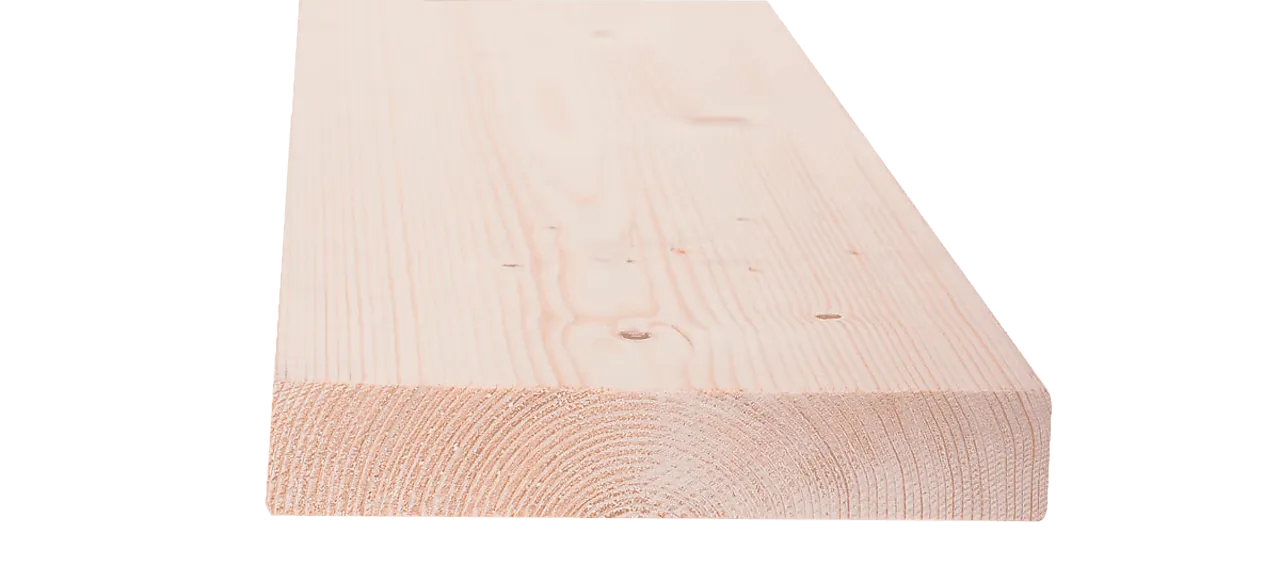 Konstruksjonsvirke C24 ubehandlet gran 48x148x2400 mm Konstruksjonsvirke C24 ubehandlet gran 48x148x2400 mm