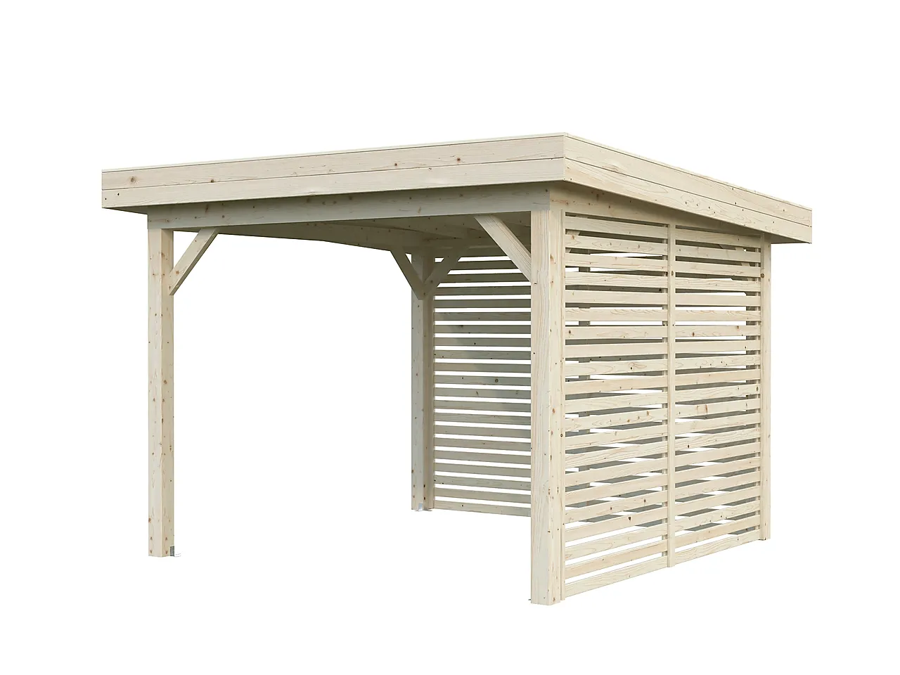 Paviljong Lenna med sjalusivegg 8,3 m² null - null - 2 - Miniatyr