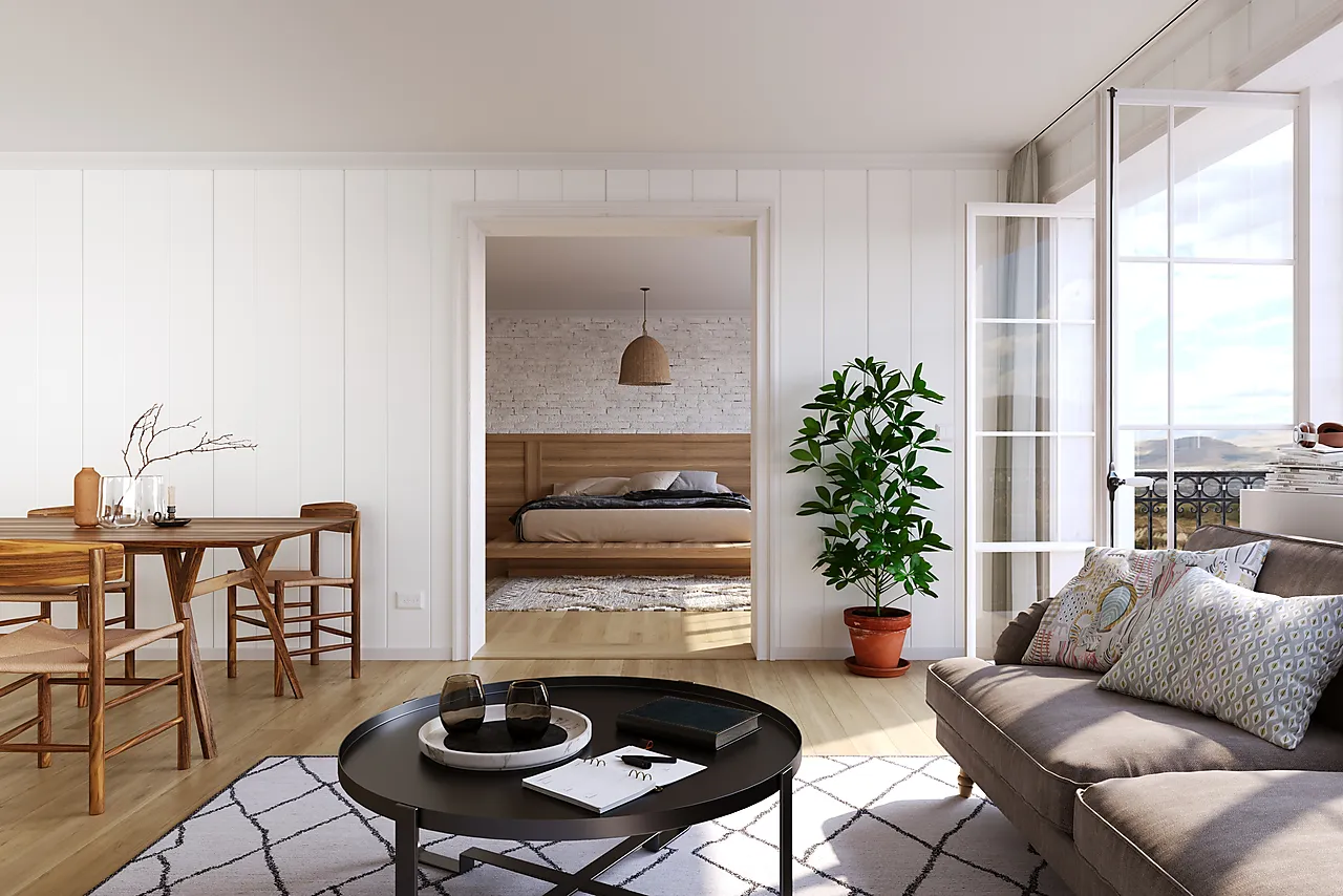 Faspanel 3 bord kostemalt 11x620x2390 mm