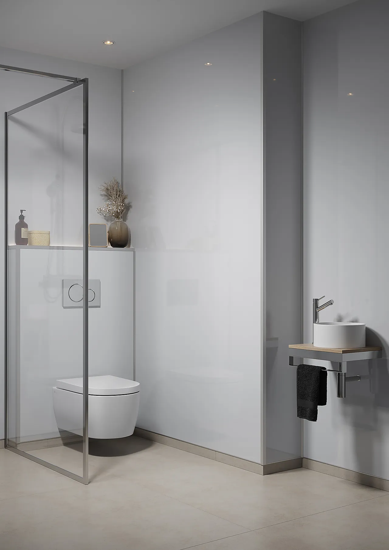 Fibo Athen White baderomspanel 10x620x2400 mm Fibo Athen White baderomspanel 10x620x2400 mm