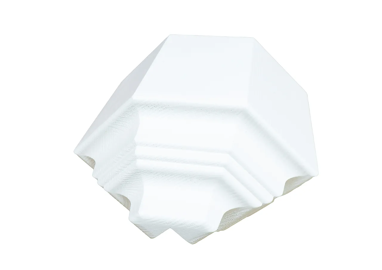 Takkloss utvendig 100x100x150 mm hvitmalt null - null - 2 - Miniatyr