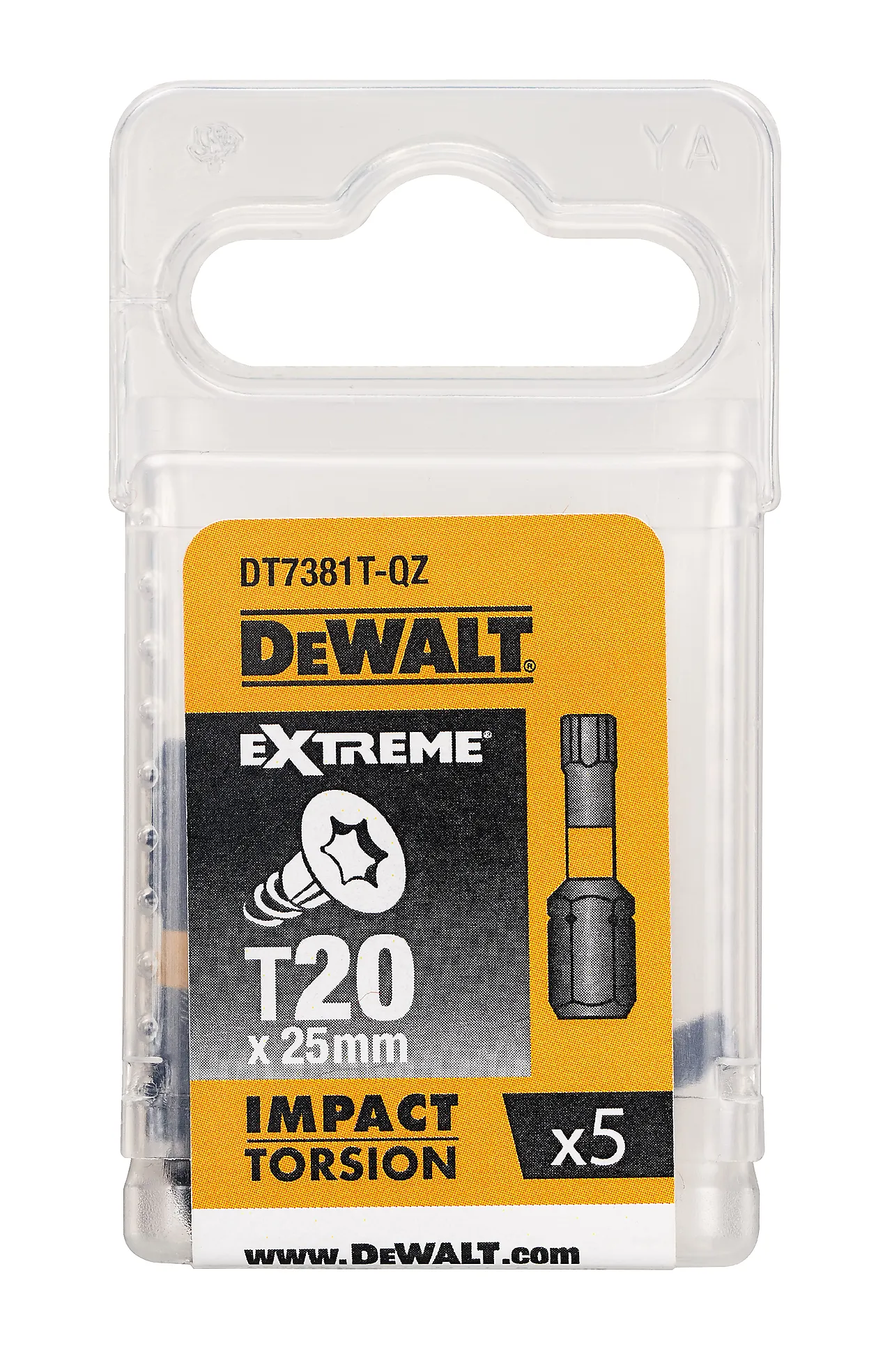 Torx T20 Torsion Bits 25mm 5 stk