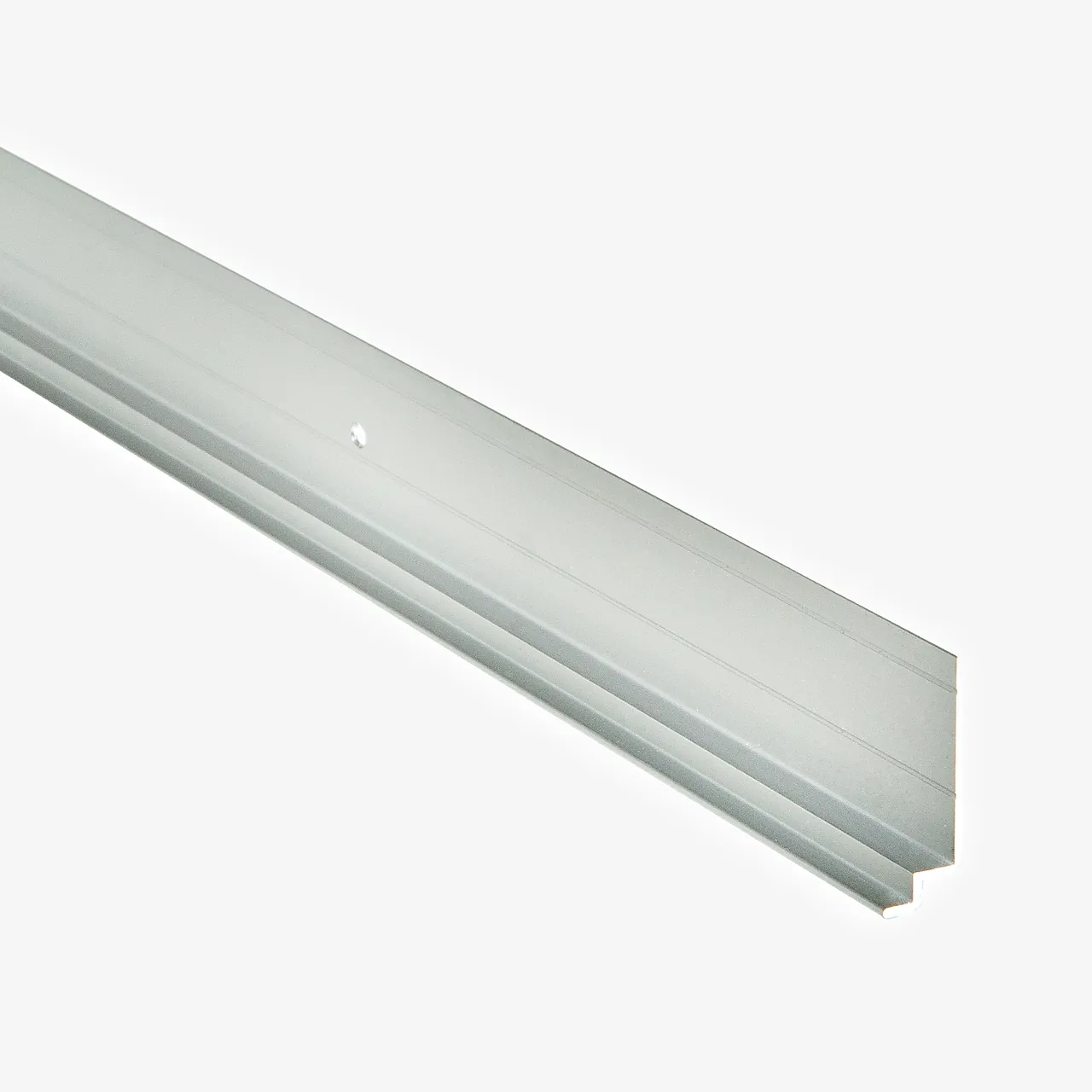 Sokkelprofil til veggpanel 2400 mm aluminium