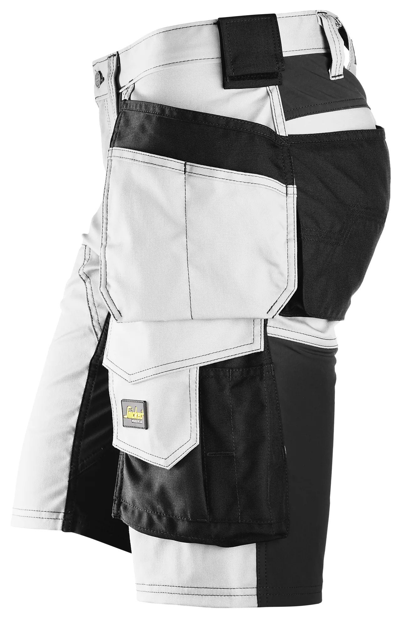 Shorts 6141 hvit/sor 58 snickers workwear null - null - 3 - Miniatyr