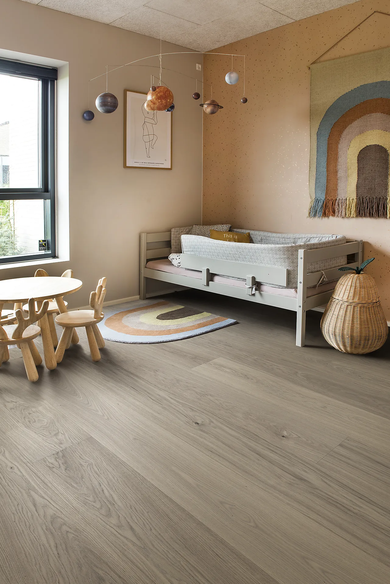 Bjelin herdet tregulv Bonnarp XXL earth grey