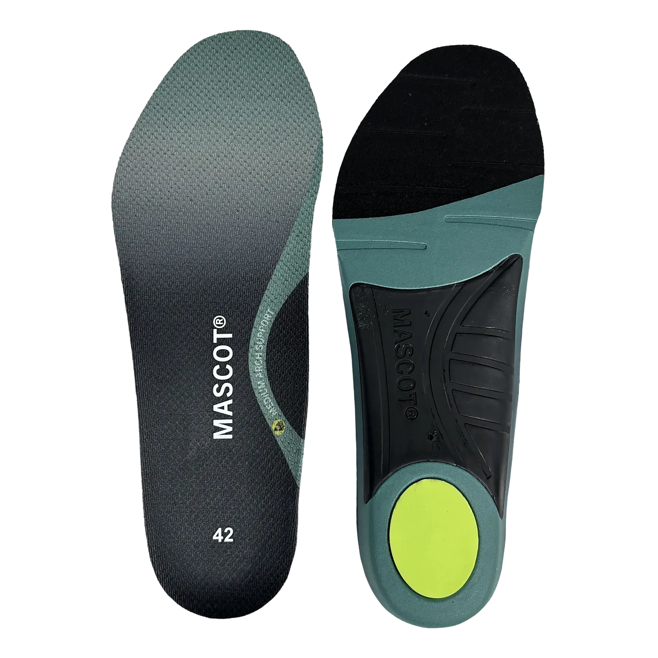 Innleggssåler med støtte 1142 svart