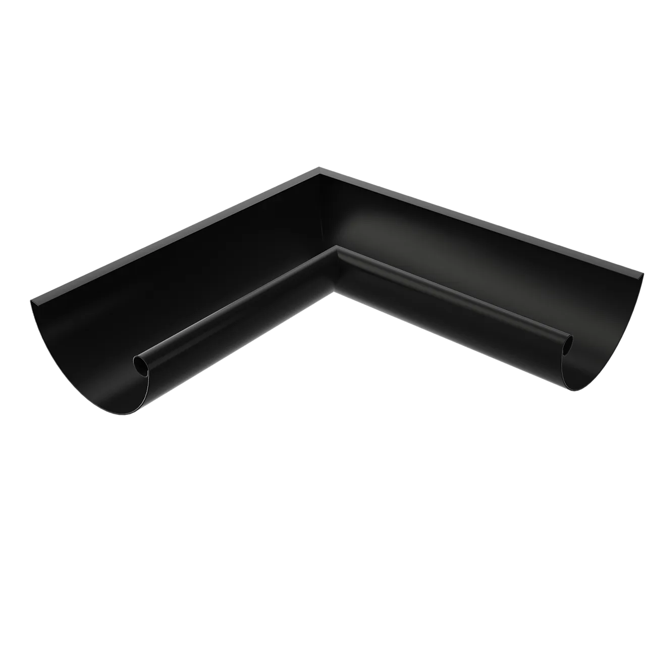 Rennevinkel til takrenne T120 mm innvendig 90 grader sort