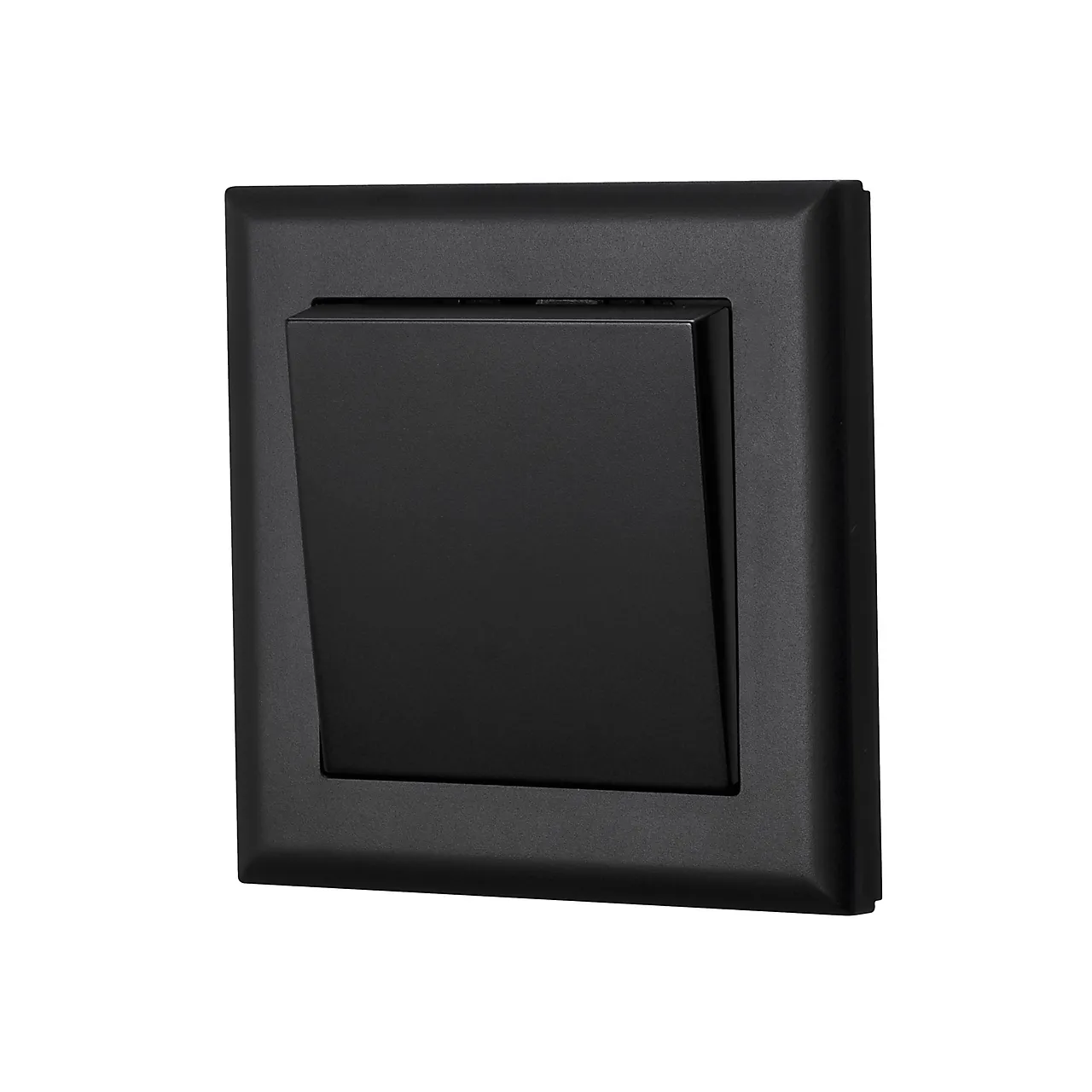 Bryter 1-pol innfelt sort fjord null - null - 2 - Miniatyr