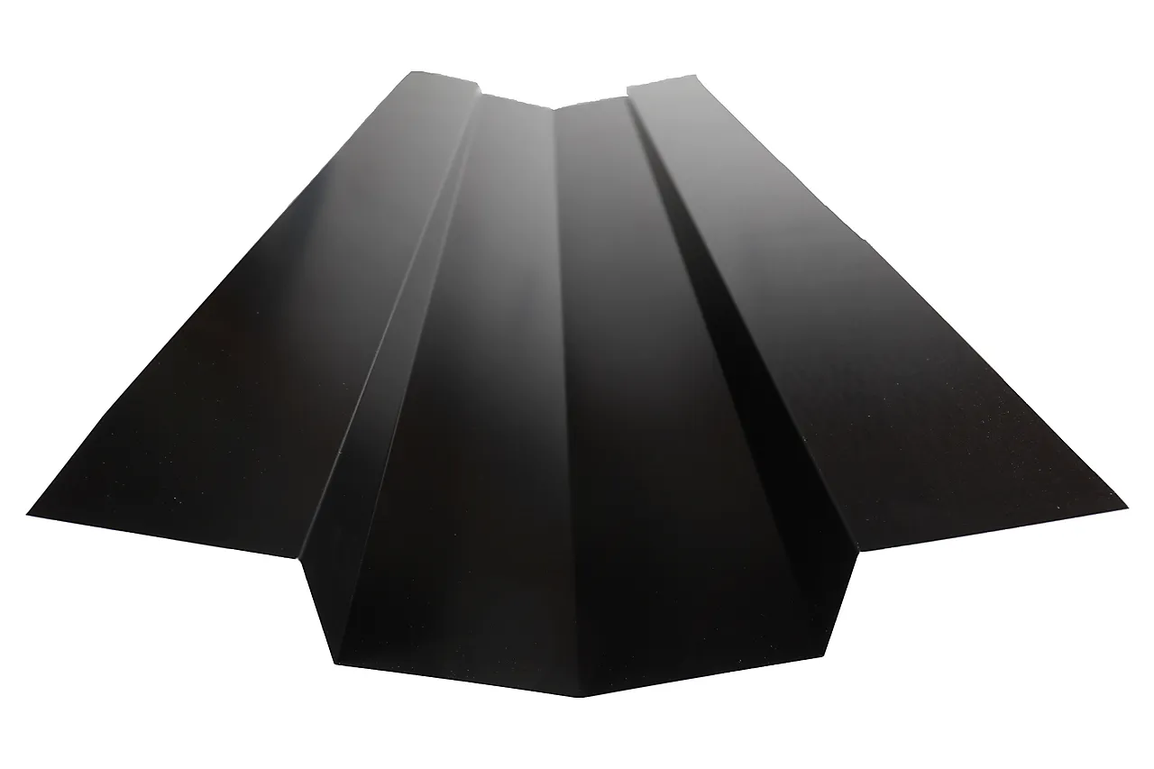 Vinkelrenne svart polyester 100x100x2000 mm