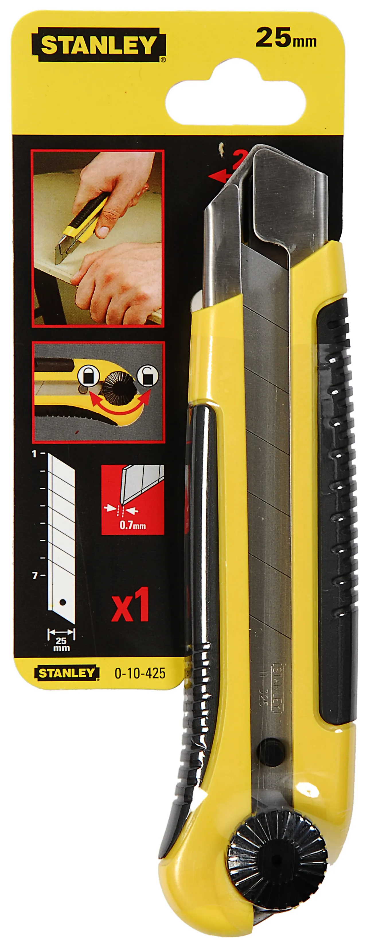 Kniv 25 mm Brekk-Av Snap Off Blade