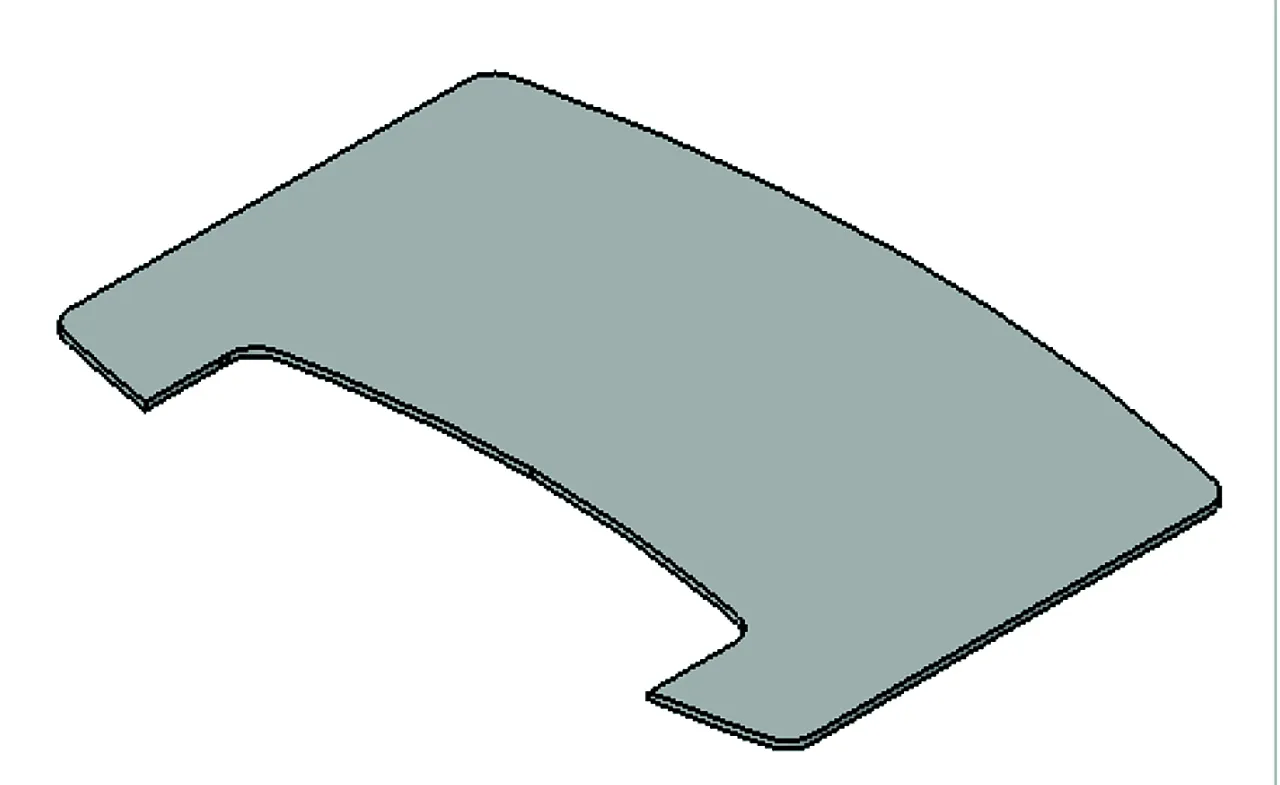 Gulvplate klart glass Uno 2, 4, 5 og Lisboa null - null - 2 - Miniatyr