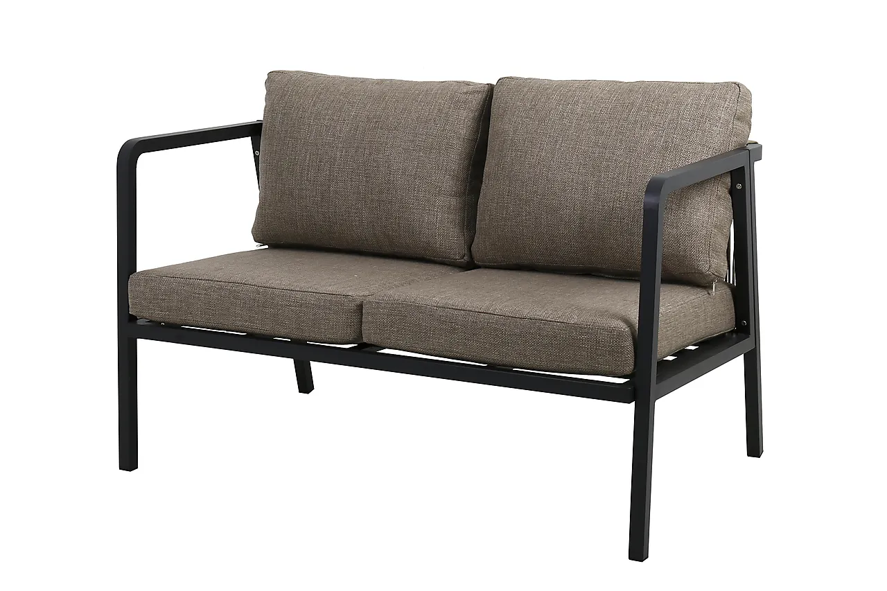 Utesofa 2-seter Sardinia mandelfargede puter Utesofa 2-seter Sardinia mandelfargede puter