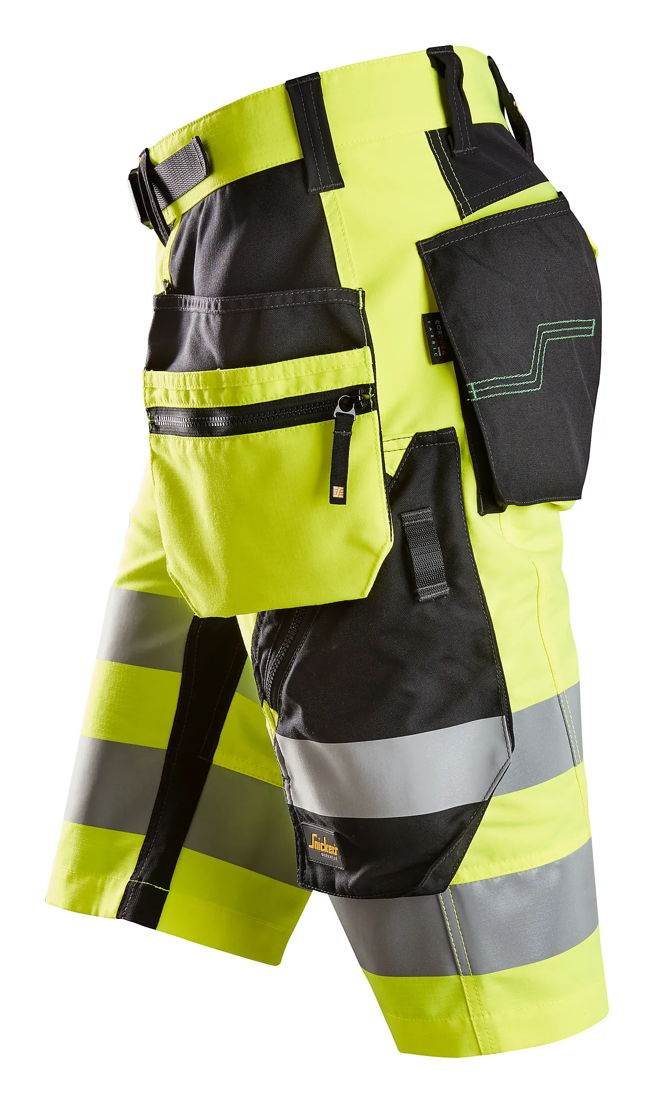 Shorts high-vis gul str 44 null - null - 3 - Miniatyr