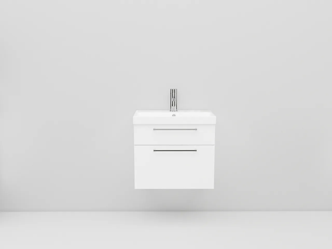 Servantskap og servant Fix Trend 550 mm uten håndtak Servantskap og servant Fix Trend 550 mm uten håndtak