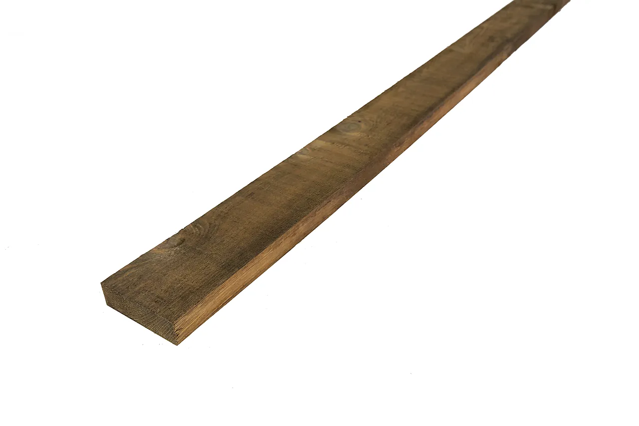 Kledning rektangulær furu 22x73 mm brun null - null - 2 - Miniatyr