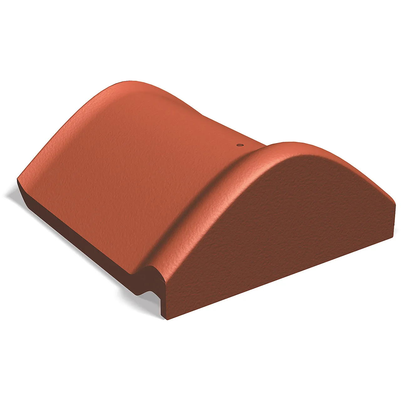 Mønebegynnelse m/fals teglrød benderit rett ende null - null - 2 - Miniatyr