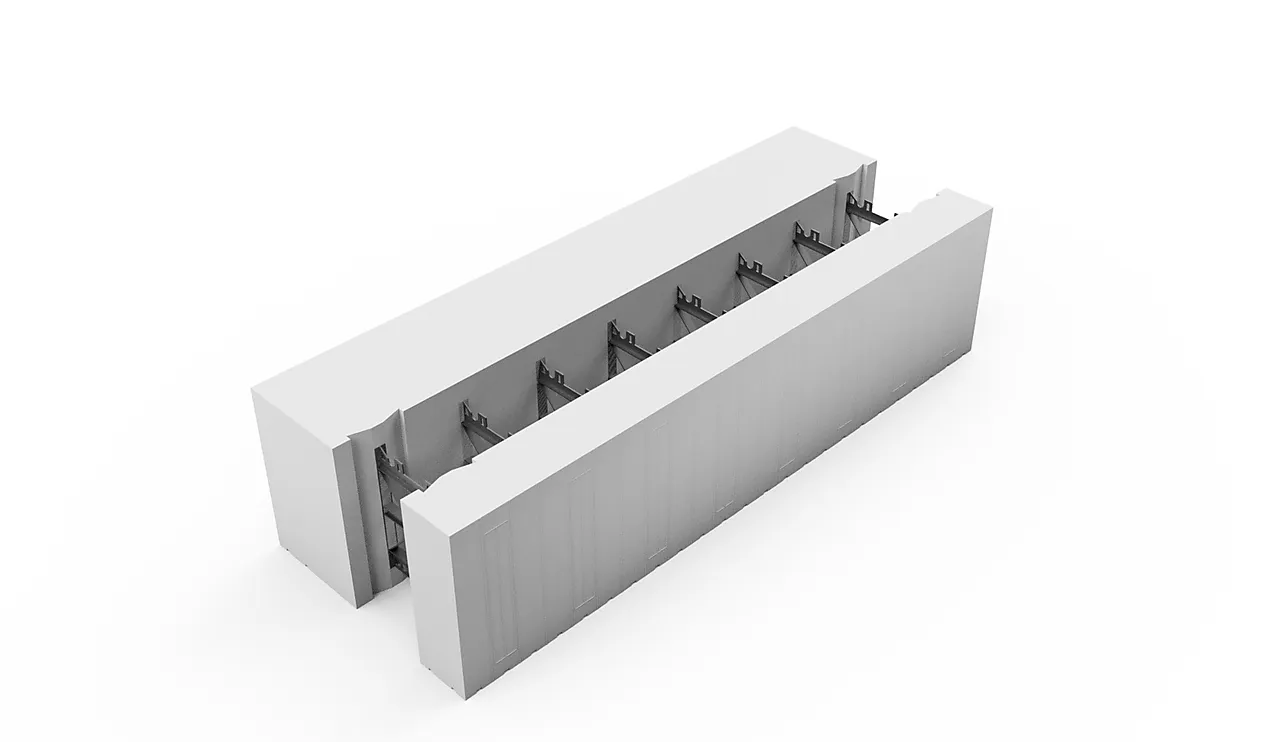Thermomur 450 toppblokk 300x450x1200mm