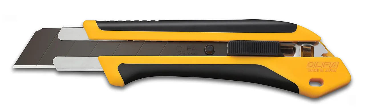 Kuttekniv xh-al olfa avbrekkbart blad 25 mm null - null - 3 - Miniatyr