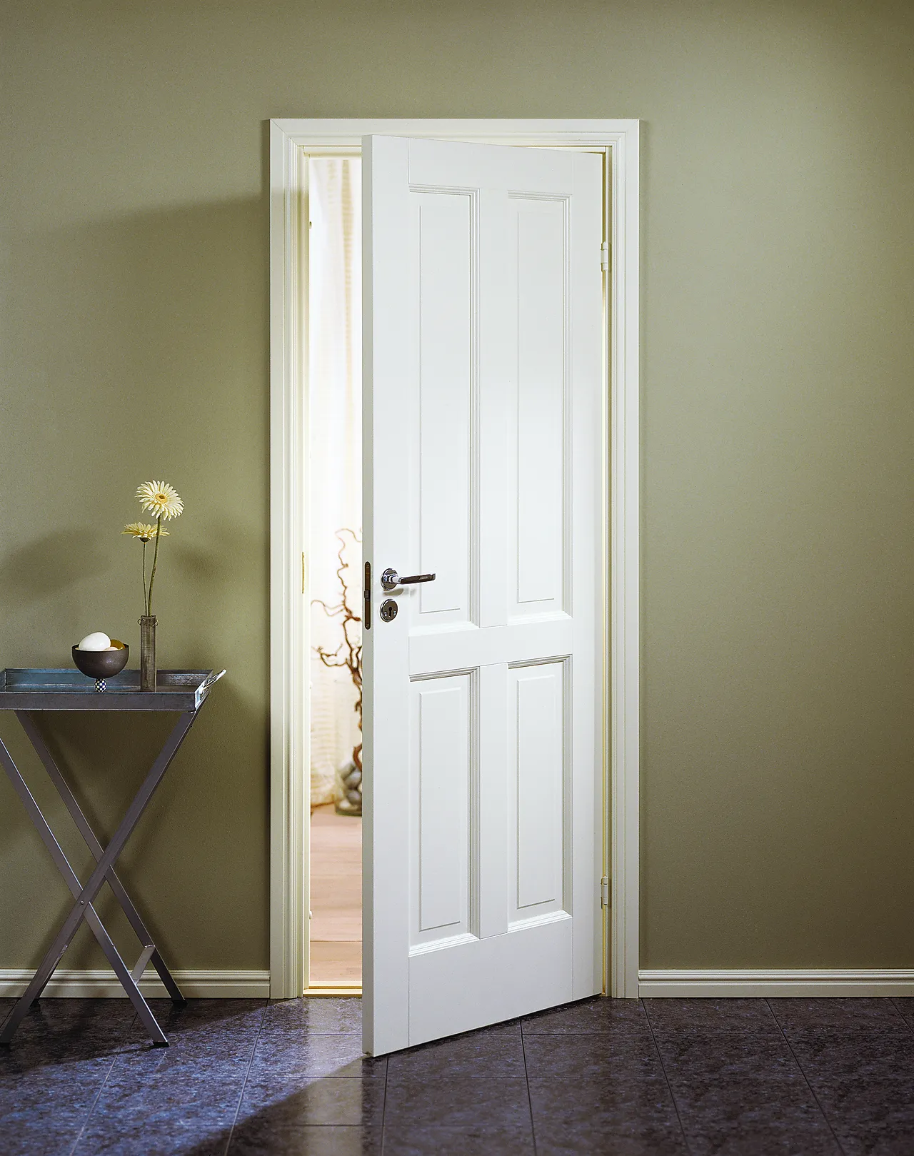 Dørbl style 04 7x20 hvit formpresset dør 4 speil null - null - 2 - Miniatyr