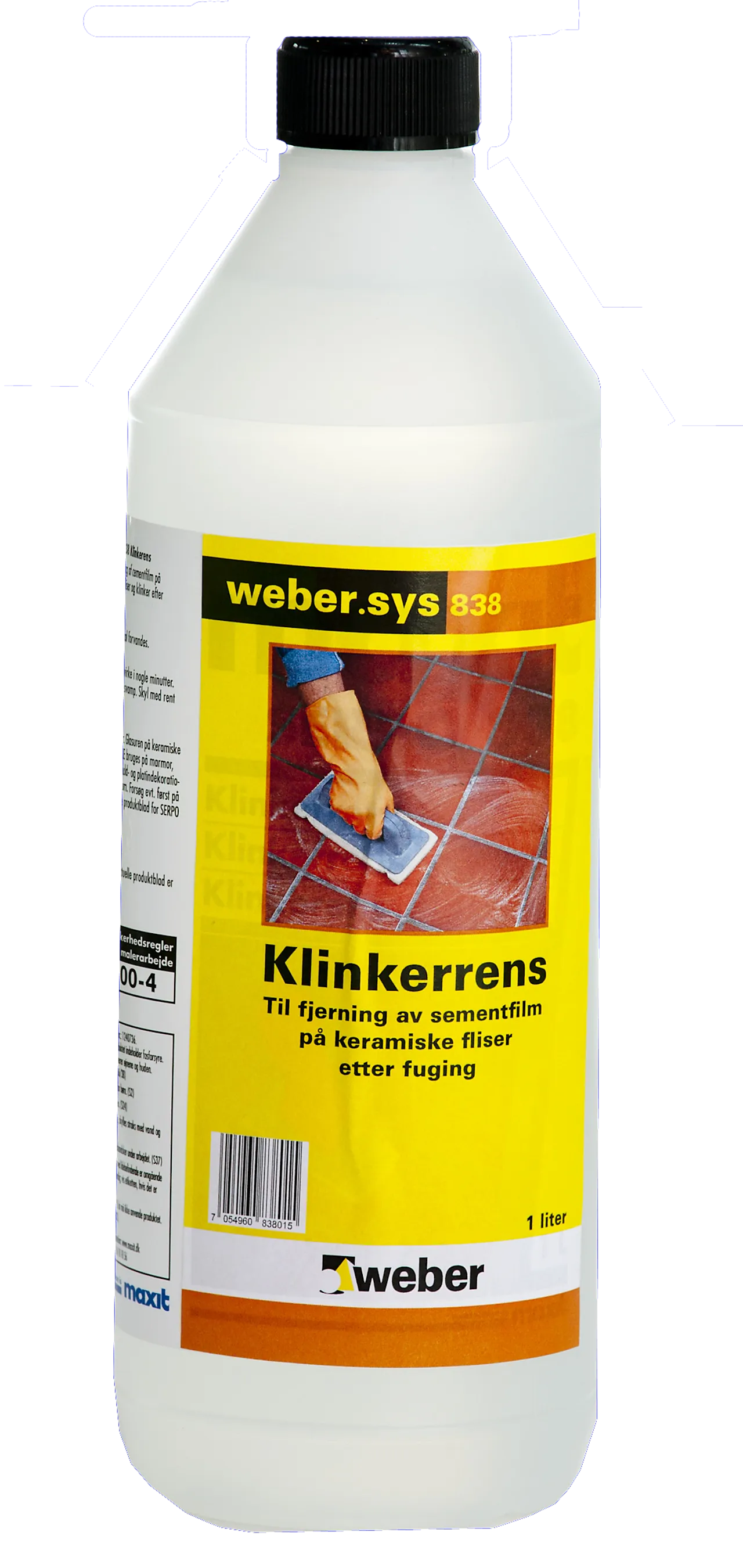 SYS 838 Klinkerrens 1 liter renseveske