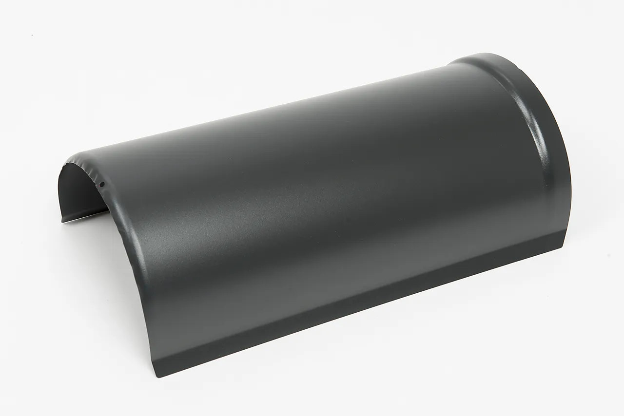 Mønekappe exclusive matt antrasitt dekkende mål 375mm isola