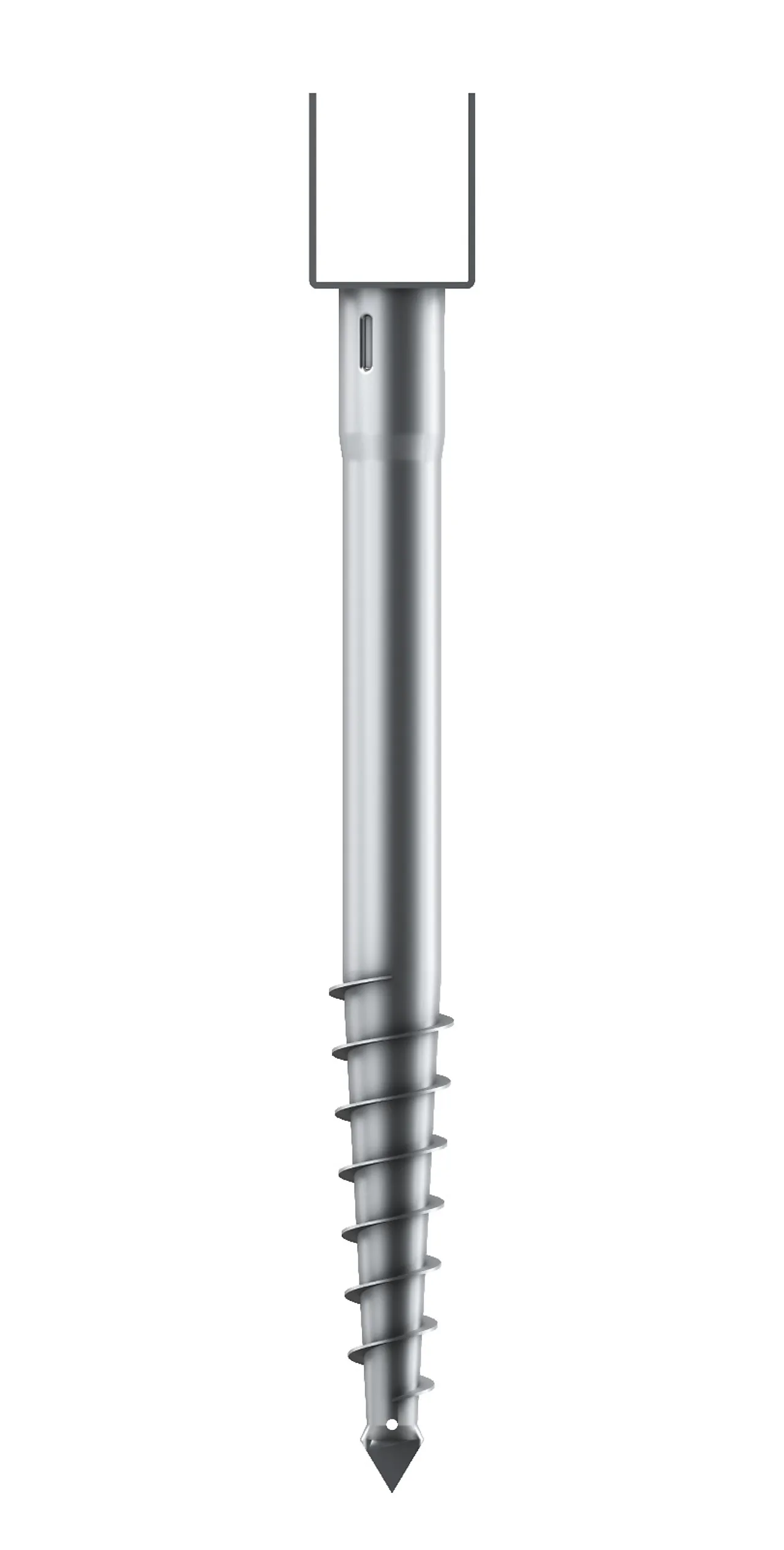 Jordskrue fast 68 x 750 mm U-100 Jordskrue fast 68 x 750 mm U-100