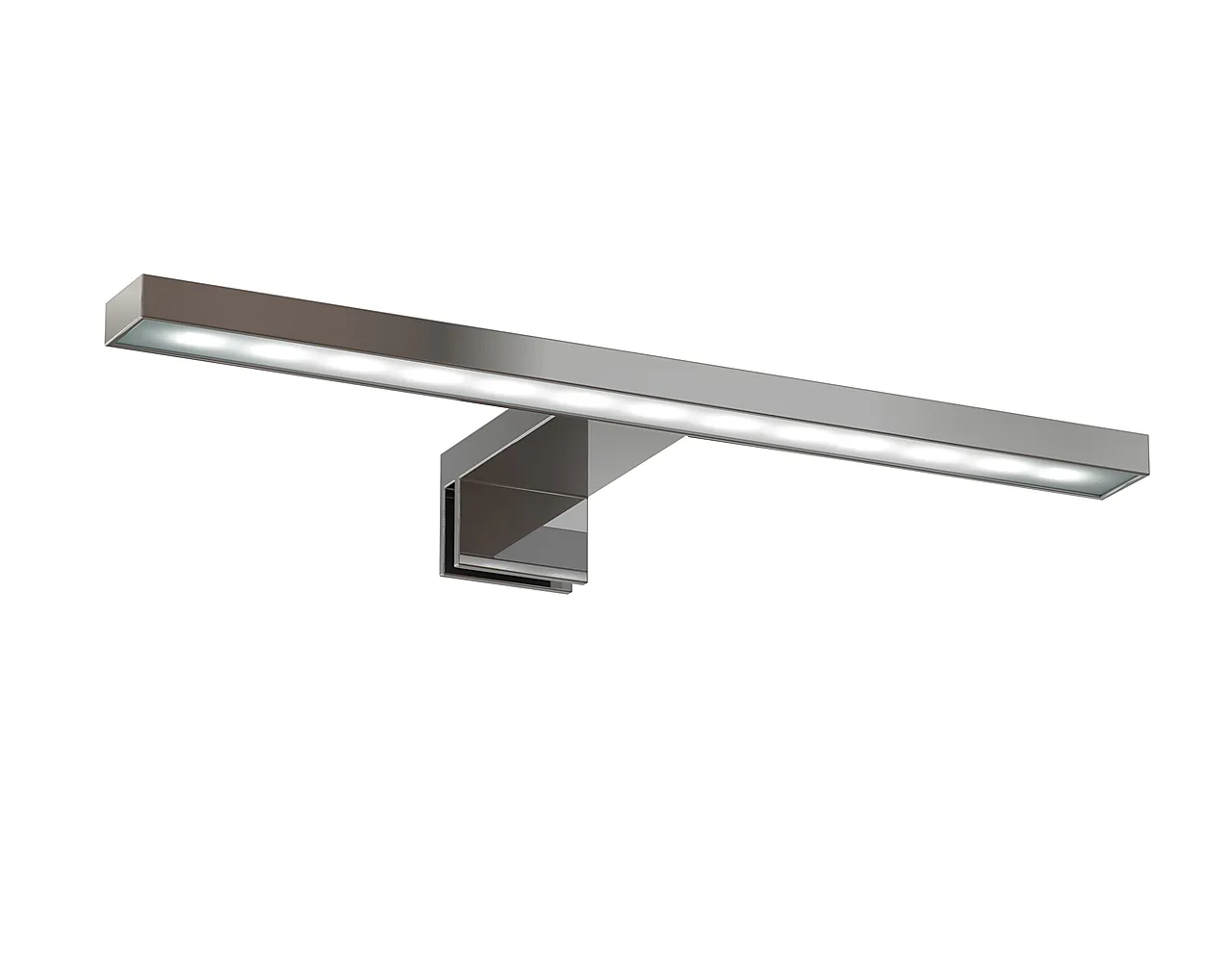 Belysning LED 30 cm krom