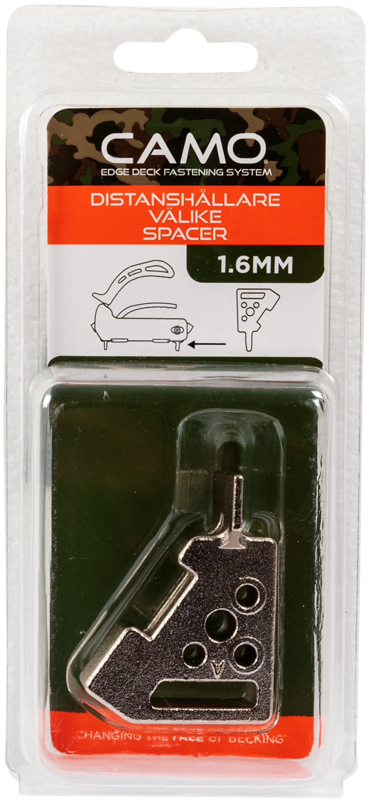 Avstandskloss 1,6 mm avstandskloss for camo skrumal null - null - 2 - Miniatyr