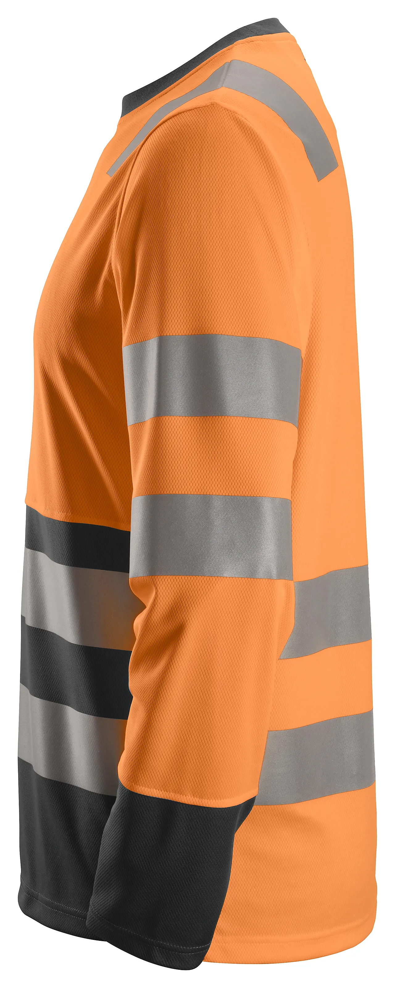 Arbeidstrøye high-vis oransje/sort str XL null - XL - 3 - Miniatyr