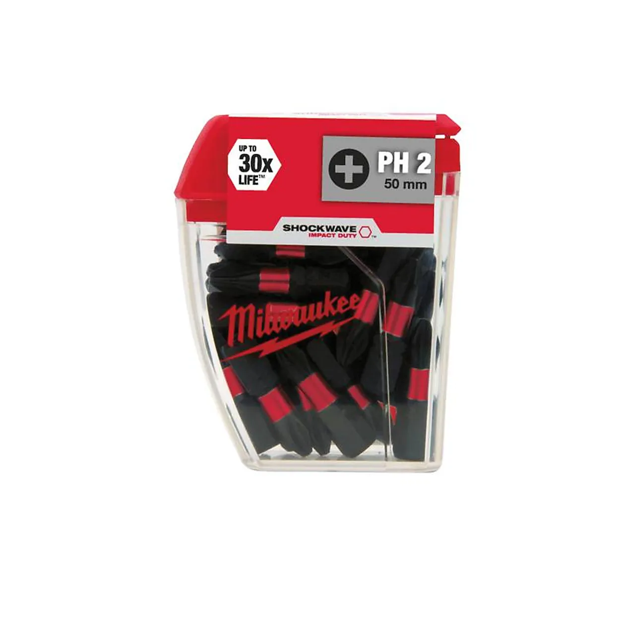 Bits shw display PH2 x 25 P10 milwaukee