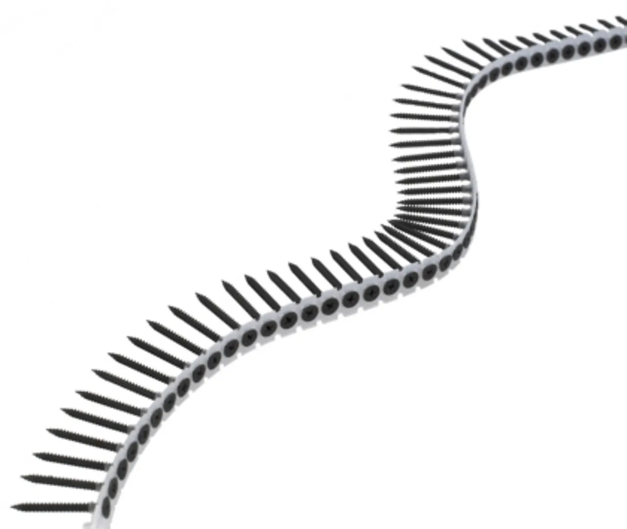 Skrue gips/stål sort bånd 3,5x51 a20x50 sortfosfat ph2 senk Skrue gips/stål sort bånd 3,5x51 a20x50 sortfosfat ph2 senk