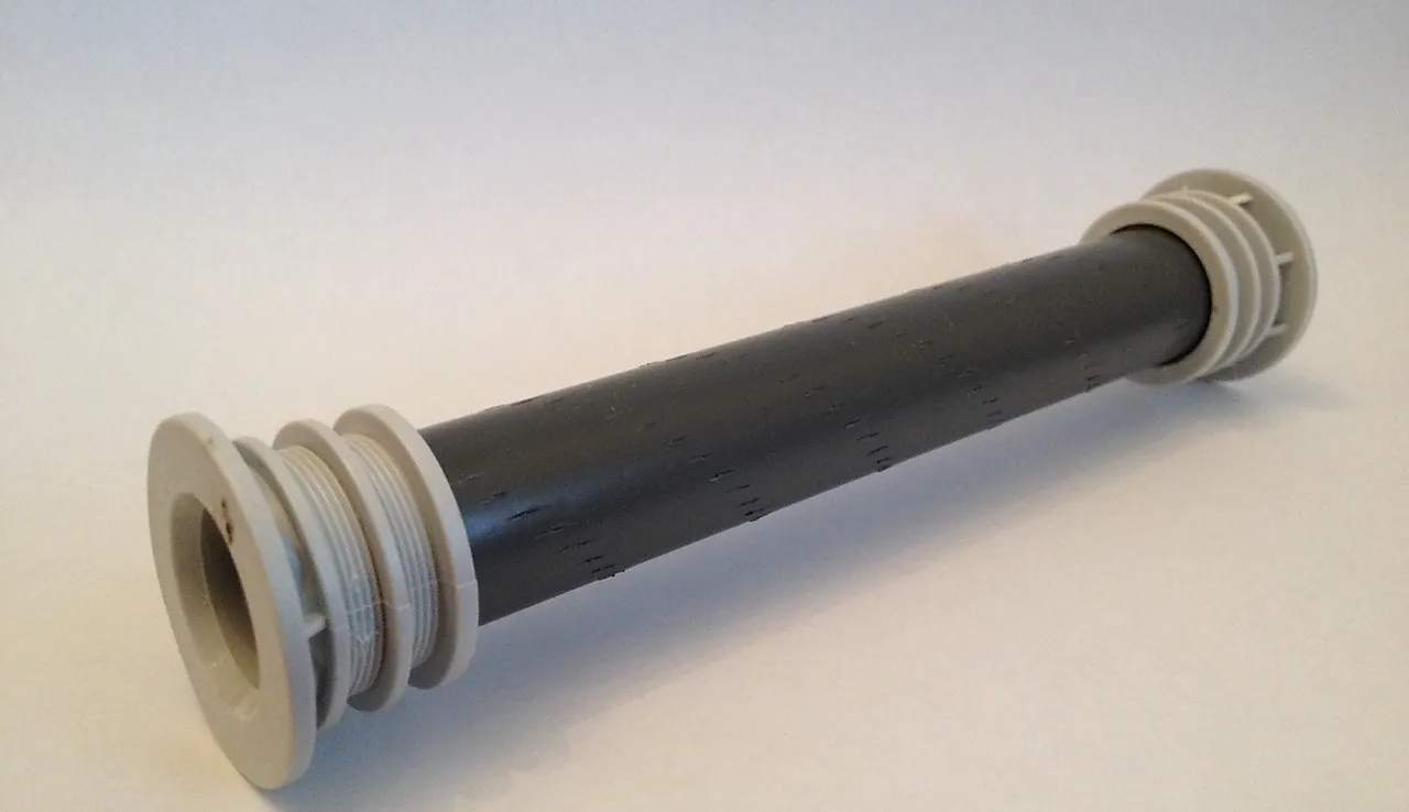 Avstandsrør 20 cm med drinkappe null - null - 2 - Miniatyr