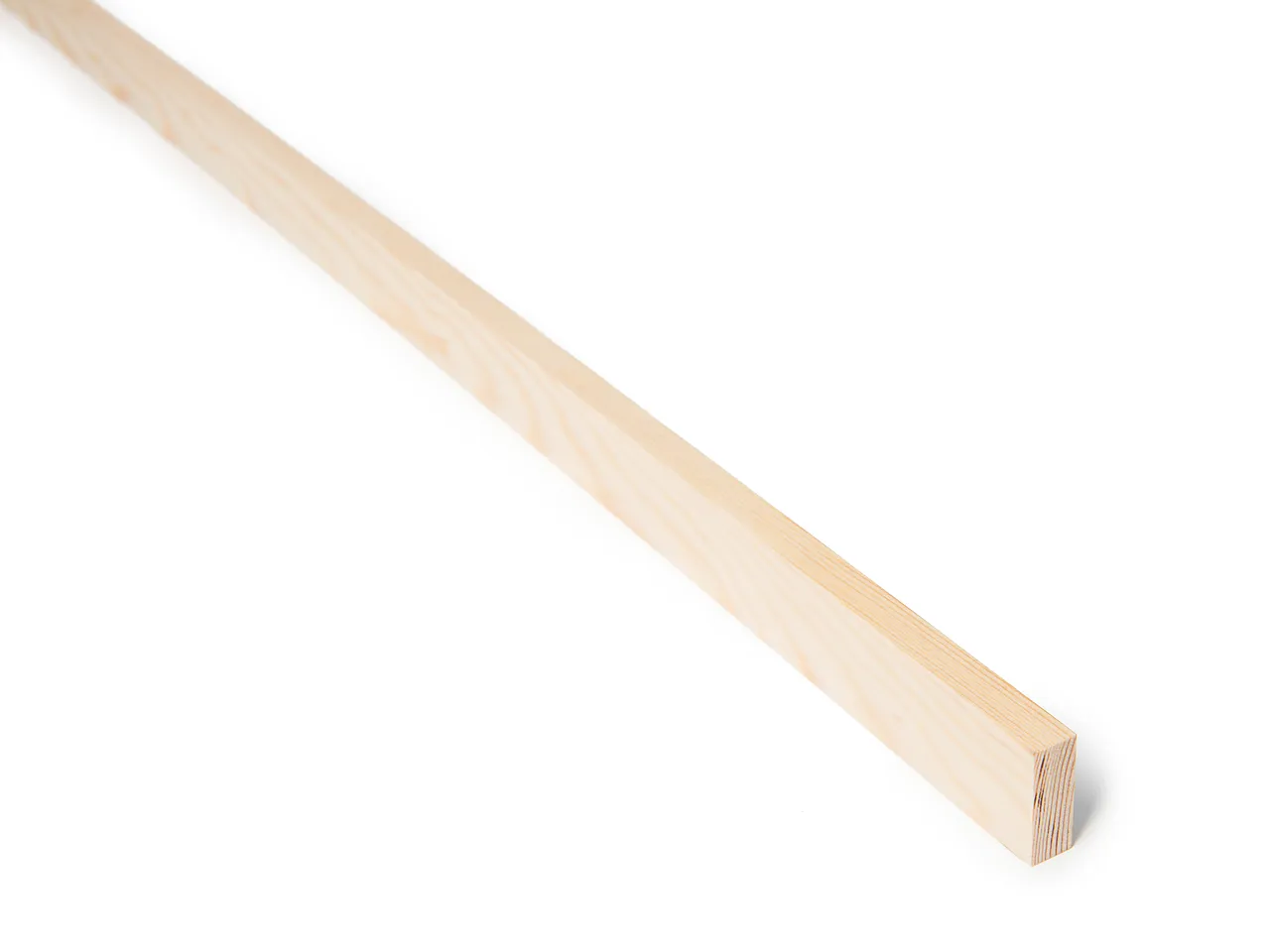 Glattkantlist 12x34 mm ubehandlet furu
