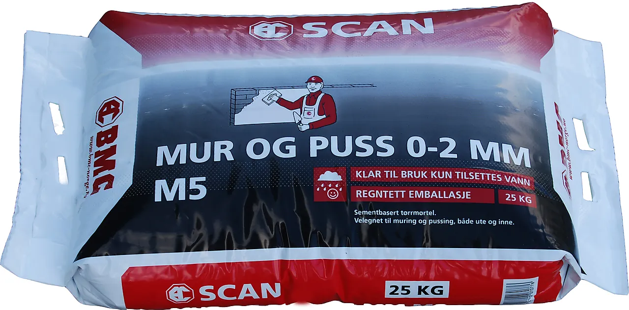 Scan mur og puss m5 25kg 48 plastsek/pal