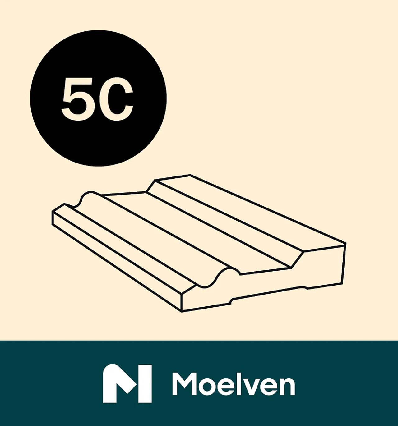 Gulvlist furu M4 hvit bomull S0502-Y 15x70x4400 mm null - null - 2 - Miniatyr