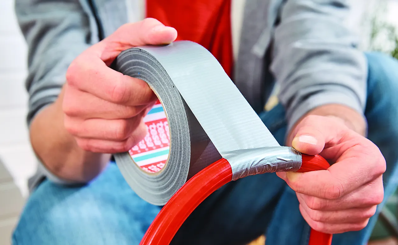 Lerretstape Extra Power grå 10 m x 50 mm Lerretstape Extra Power grå 10 m x 50 mm