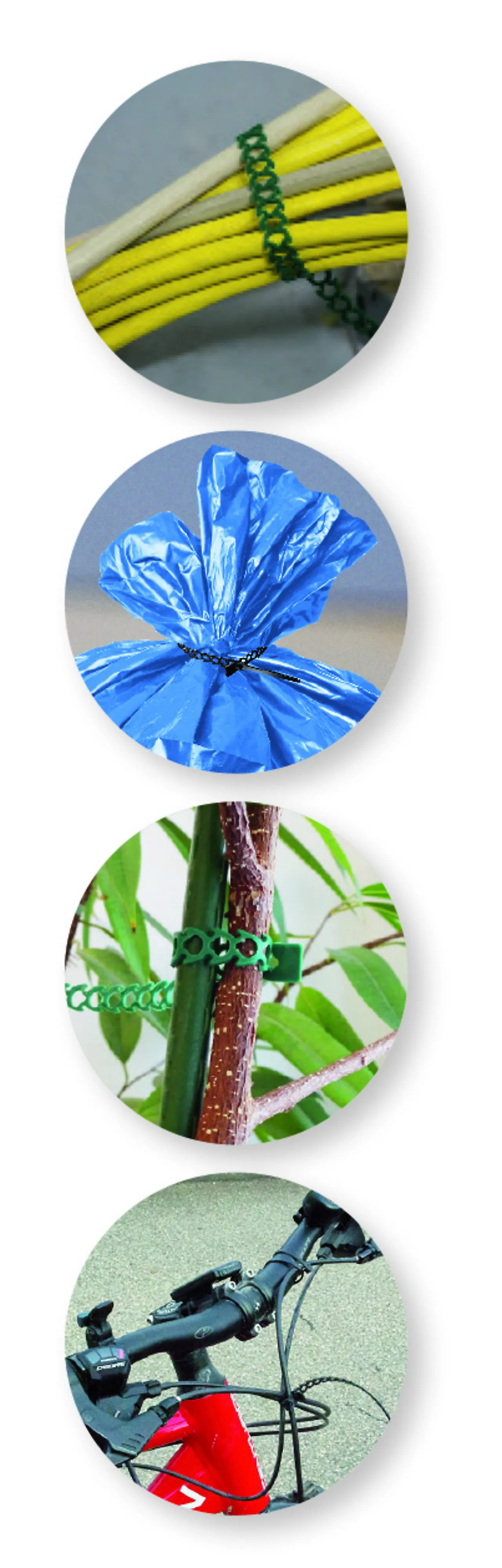 Strips kabelfix R sort 20 stk null - null - 2 - Miniatyr