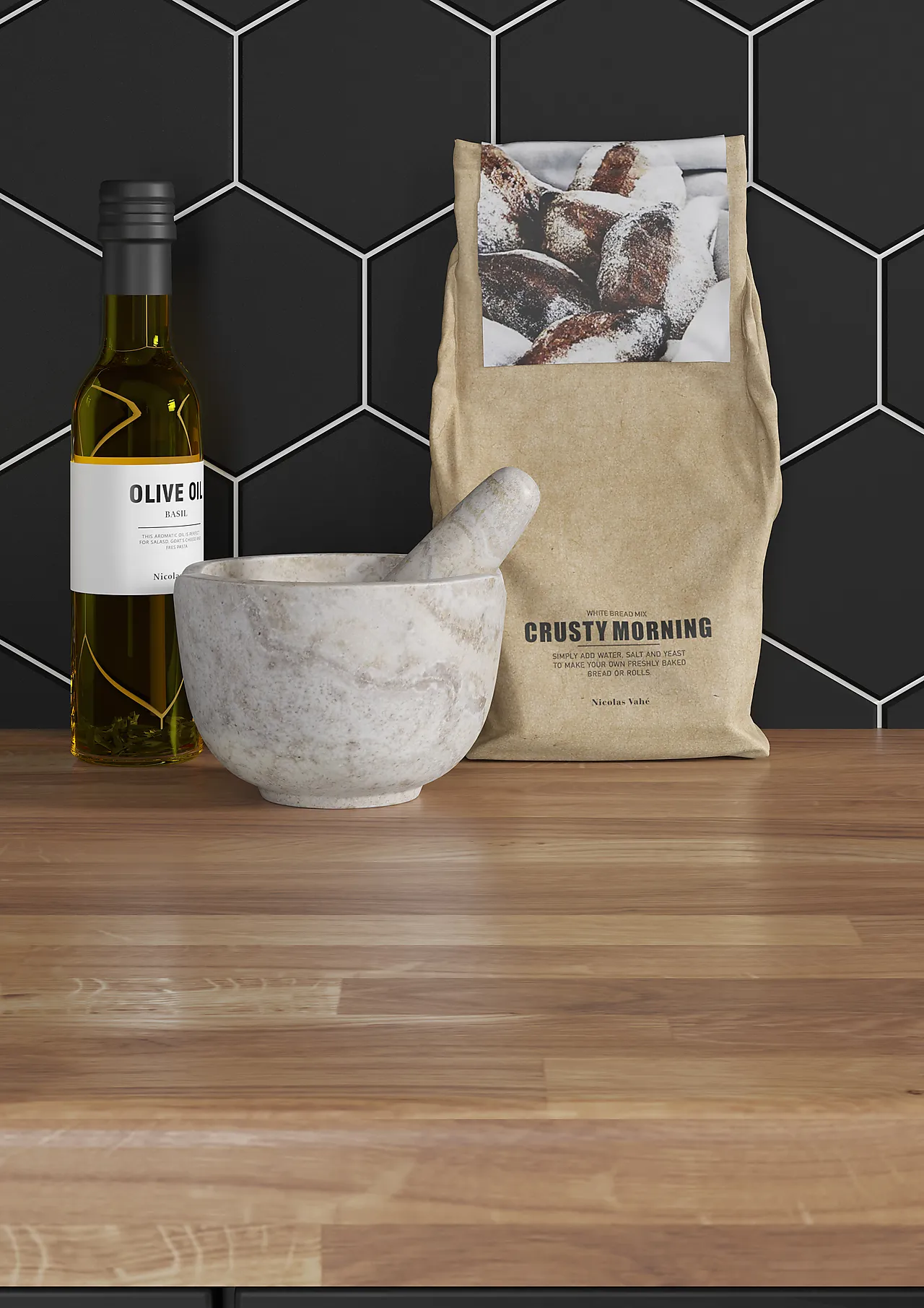 Benkeplate heltre eik B/C postform 40x3020x610 mm grunnoljet